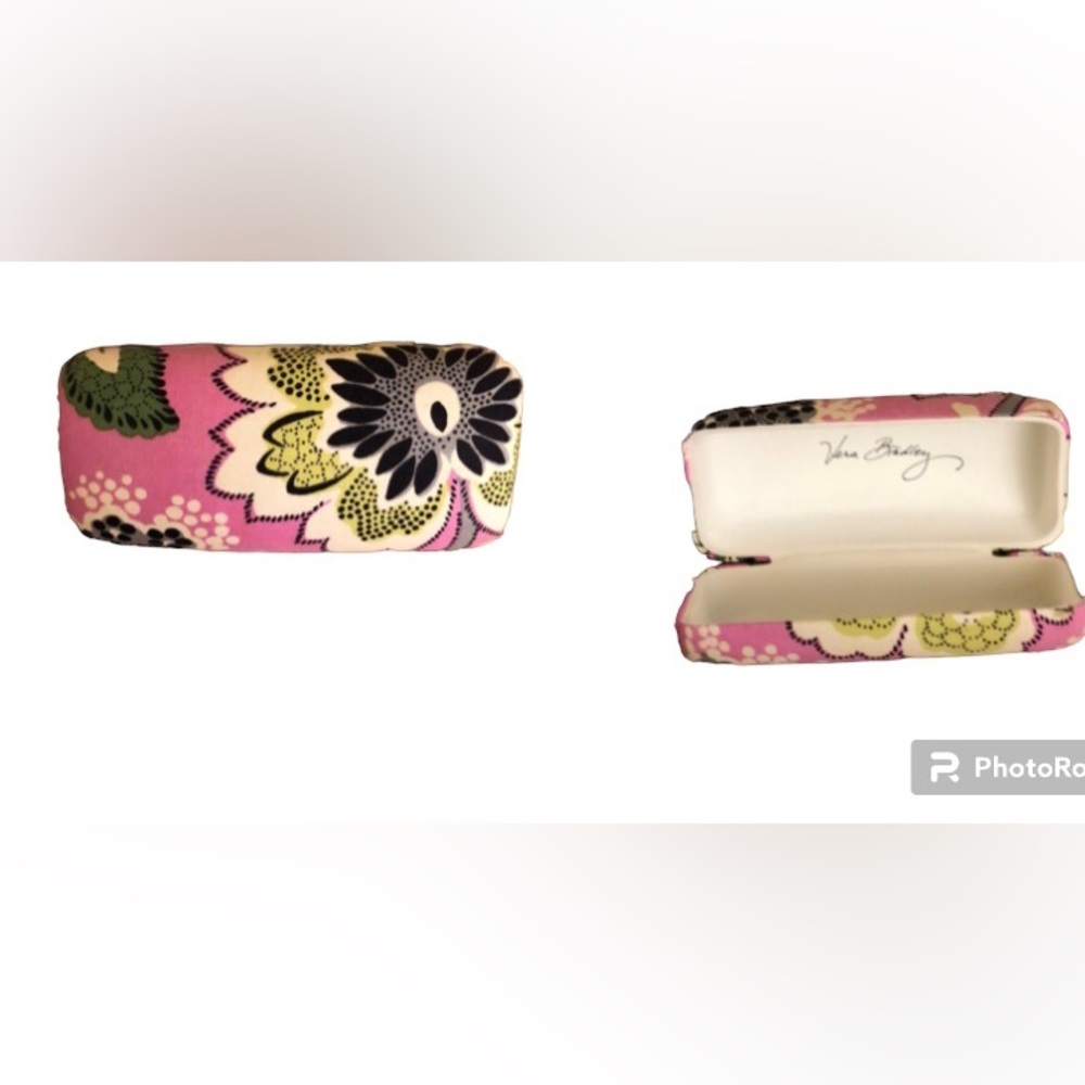 Vera Bradley Pink Floral Eye Glass Case
